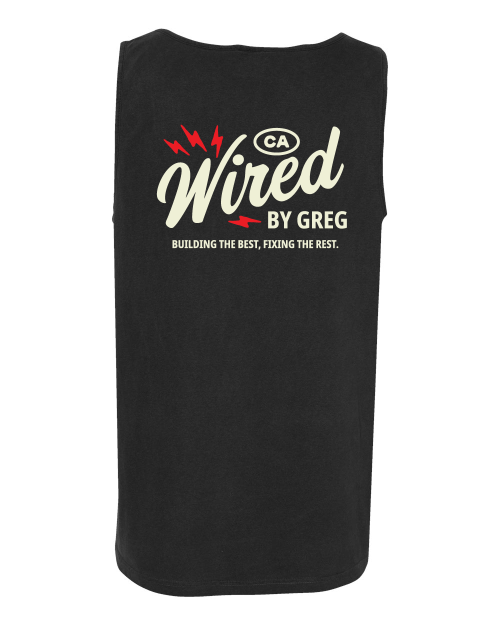 Wired By Greg Logo Tank