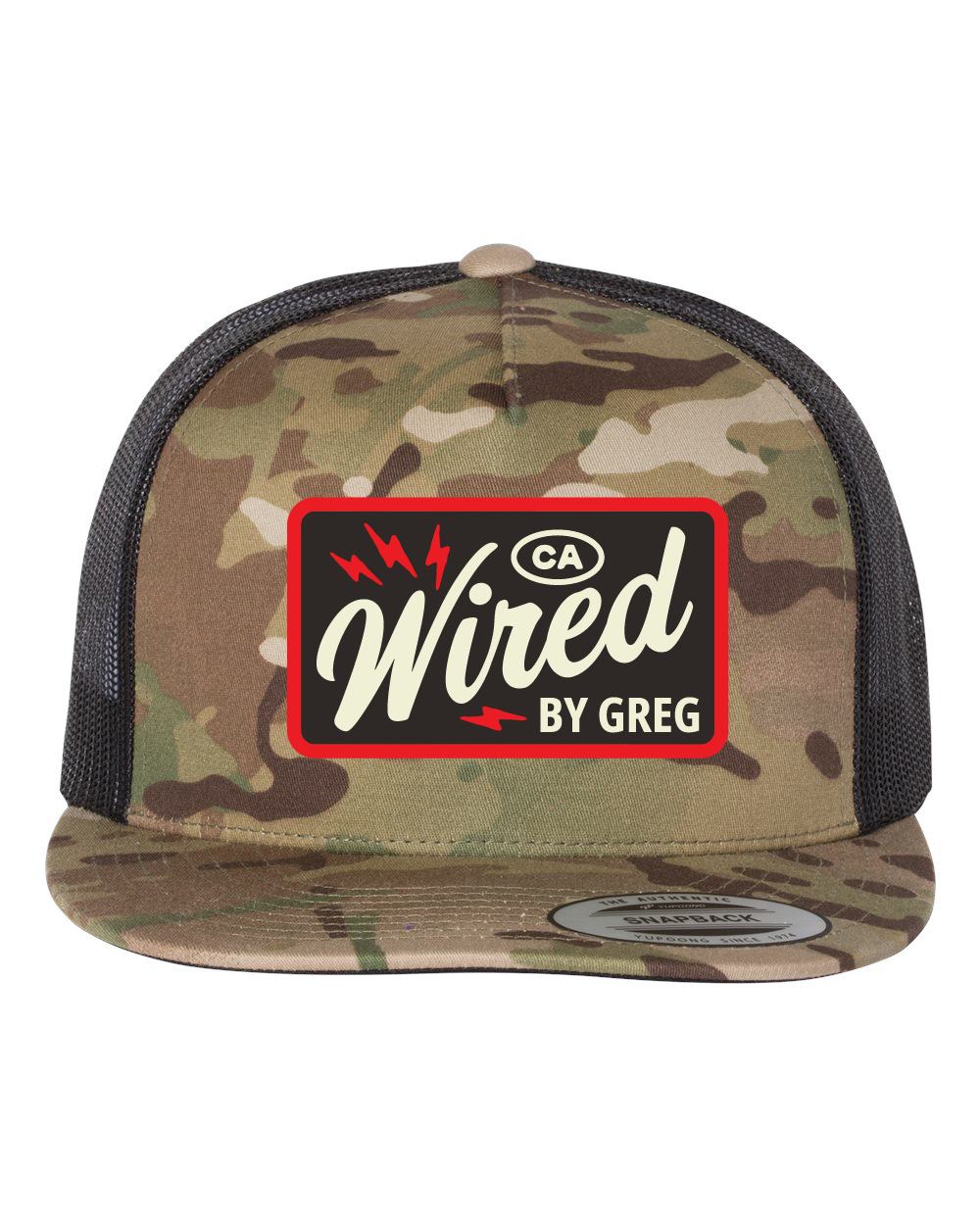 Wired By Greg Logo Trucker Hat
