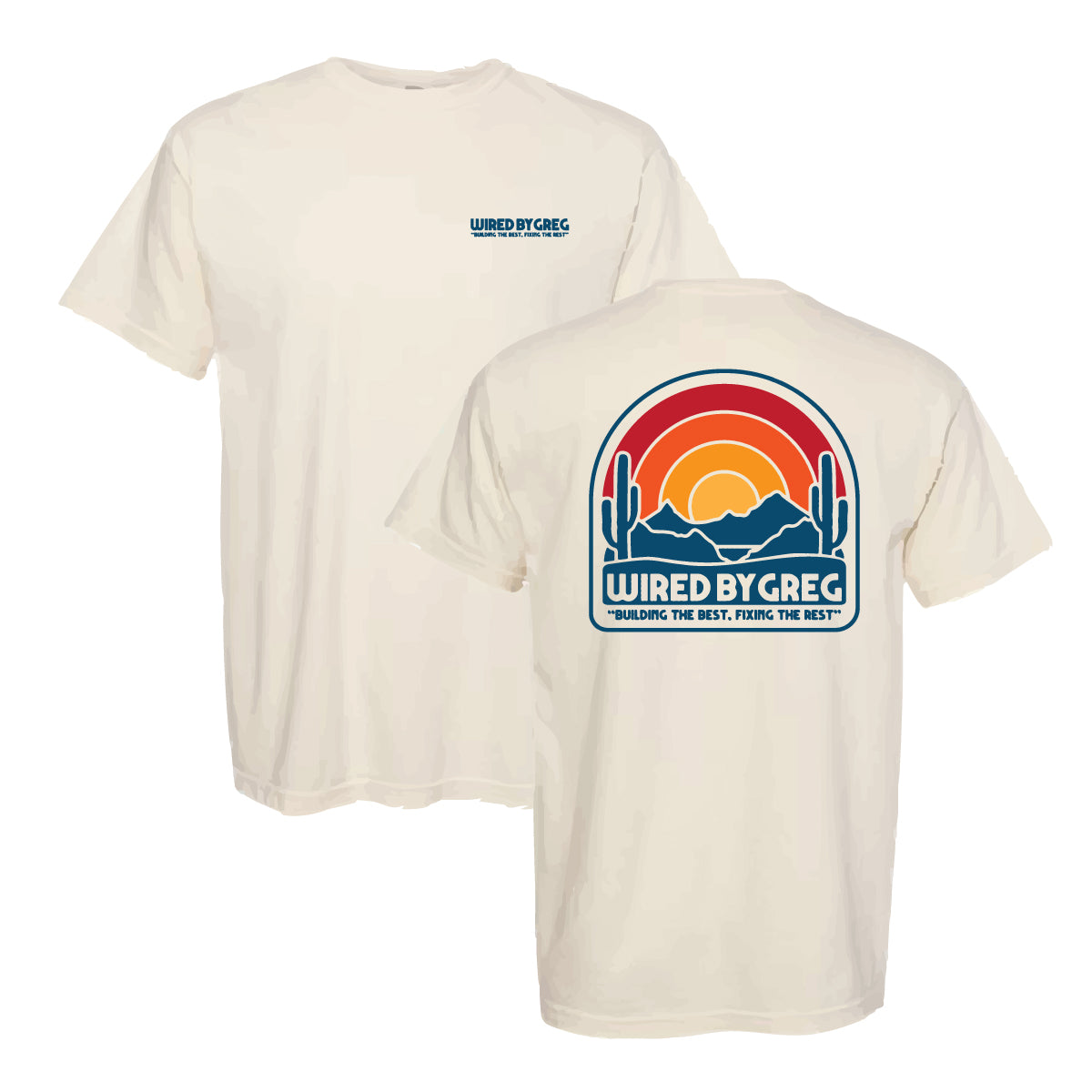Wired By Greg Sunset T-Shirt