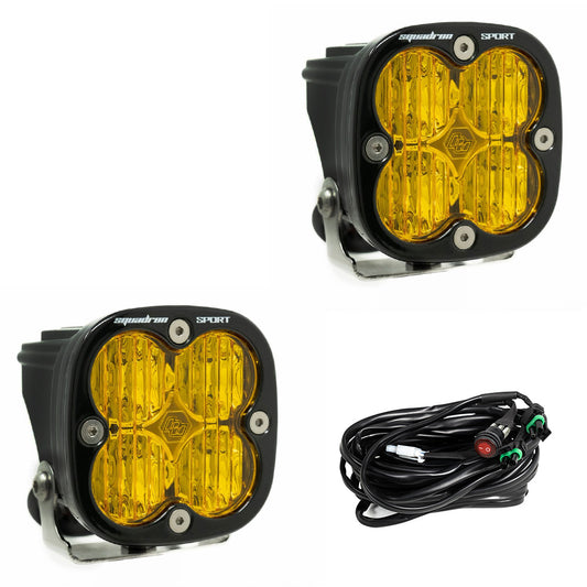 55-7815 | Squadron Sport Wide Cornering Amber (PAIR) | Baja Designs